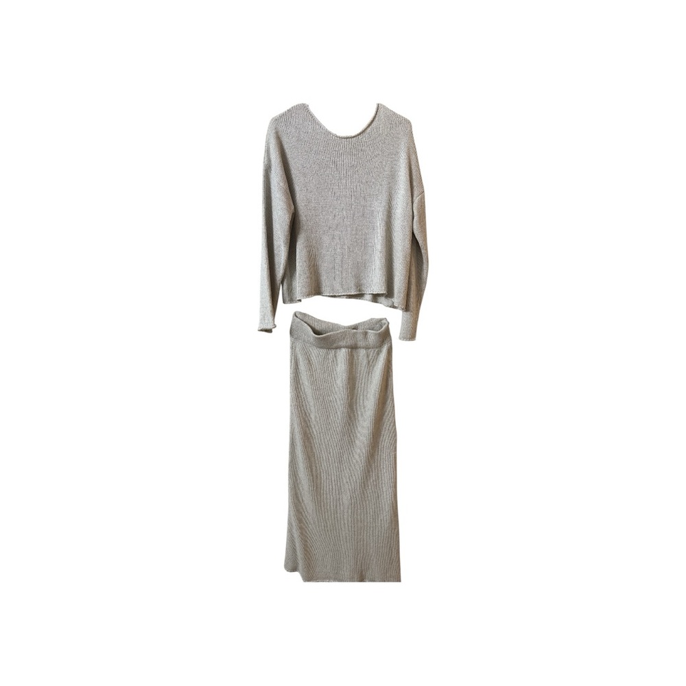 FREE PEOPLE Knit Sweater and Skirt Set - Picture 2 of 7